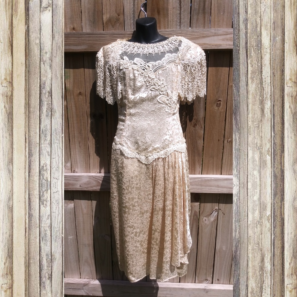 VINTAGE 80's Lorrie Kabala Gown